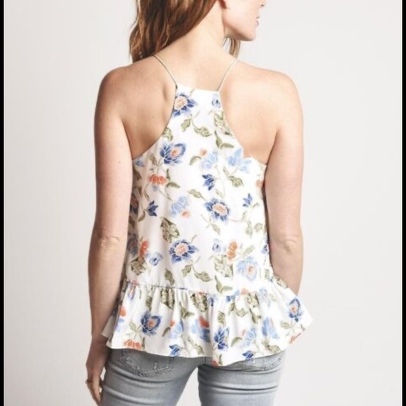 Joie Derwen Floral Ruffle Tank XS - Picture 5 of 12